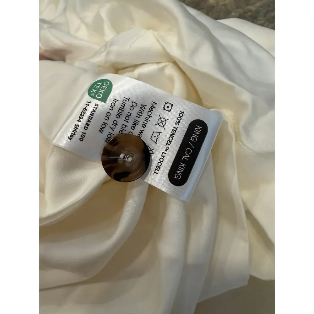 SIJO AiryWeight Eucalyptus Tencel Duvet Cover KING/CAL K NEW $175
